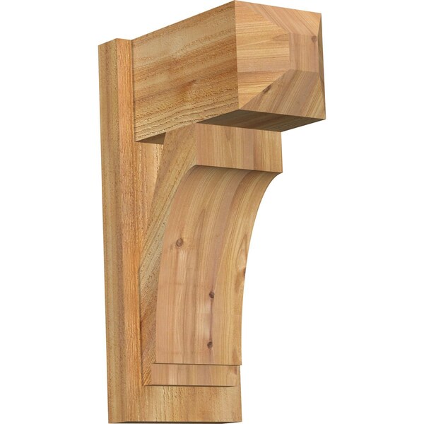 Ekena Millwork Imperial Craftsman Rough Sawn Outlooker, Western Red Cedar, 8"W x 14"D x 22"H OUT08X14X22IMP04RWR - main